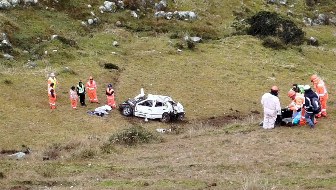 FATAL ACCIDENTE EN LAMBRAMA DEJA DOS MUERTOS Y DOS HERIDOS